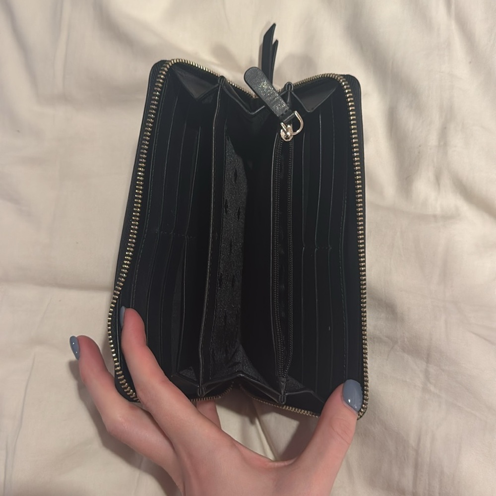 Kate Spade Black Zip Wallet - Picture 3 of 4